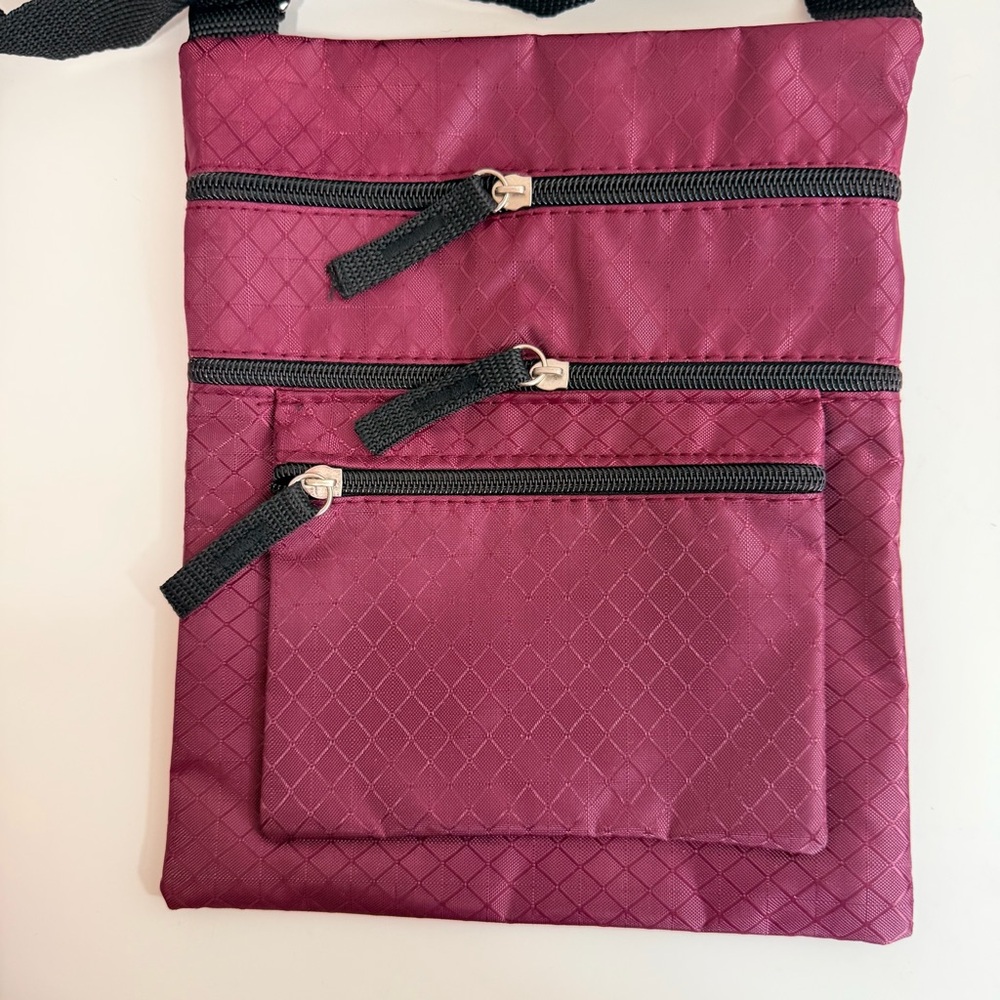 Gold Coast Burgundy Crossbody Bag